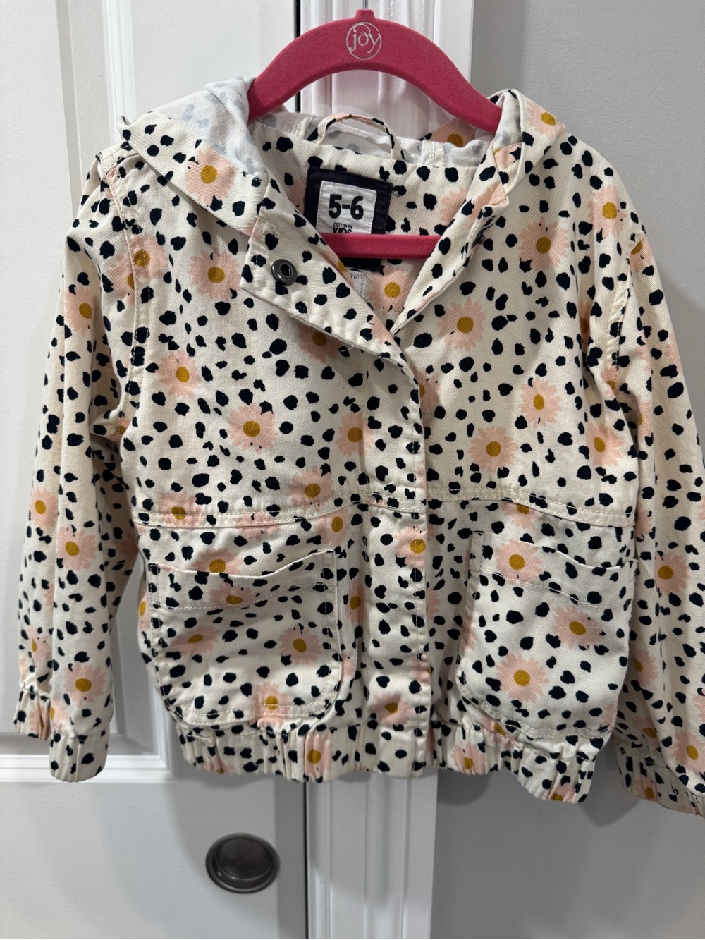 Cotton On Floral Dalmatian Print Hooded Jacket (5/6)